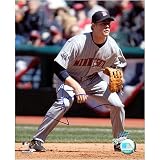 Justin Morneau Minnesota Twins - Fielding - Autographed 8x10 Photograph