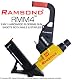 Ramsond RMM4 2-in-1 Air Hardwood Flooring Cleat Nailer and Stapler Gun, Yellow