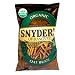 Snyder's of Hanover Organic Oat Bran Pretzel Sticks, 8-Ounce Packages (Pack of 12)