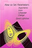 How to set parameters : arguments from language change
