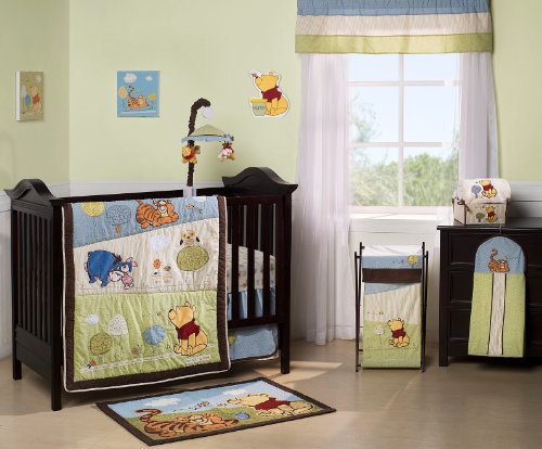 Disney Friendship Pooh 4-Piece Crib Set