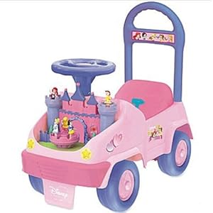 Kiddieland Disney Baby Princess Activity 4-in-1 Ride-On