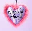 6" Silky Pampered Princess Heart Pillow Christmas Ornament #C3189