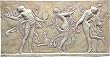 Fauns and Bachantes Dancing Wall Relief