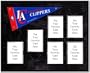 Los Angeles Clippers Mini Pennant Plaque (No Cards)