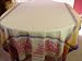 Granita Ecru Gorgeous French Jacquard 65 by 100 inch banquet tablecloth Fruit Design