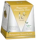 Te Teas Premium Whole Leaf Tea, Peppermint Chamomile Jazz, 12 Count Biodegradable Tea Sachets, 1.03-Ounce Boxes (Pack of 6)