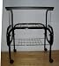 Durable 3-Tier TV Trolley with Wheels - Black Color