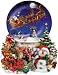 Christmas Snow Globe Shaped Puzzle 1000 Pieces