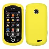 Yellow Silicone Case / Skin / Cover for Samsung Solstice II / SGH-A817