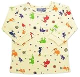 マックザヤック(Mak the yak) 長袖 Tシャツ 出産祝い ベビー 新生児 ギフト プレゼント NY発 （ゾウ 全体柄） 12-18M(90cm) 【ラッピング無料】 正規代理店