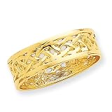 14k Polished Celtic Knot Band