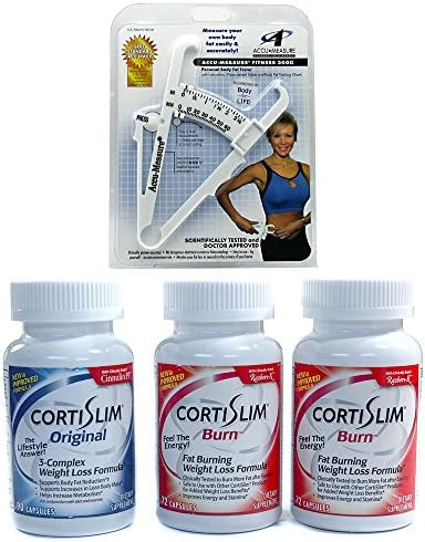 AccuFitness Accu-Measure Fitness 3000 1 ea and Cortislim Plus Two Burn Bottles