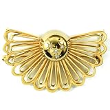 Art Deco Diamond Fan Brooch, circa 1920s