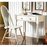 Carolina Cottage Antique Black Finish Bella Writing Desk