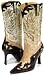 Charlie 1 Horse 'I4851' Stiletto Western Boots Womens 6 - Gold