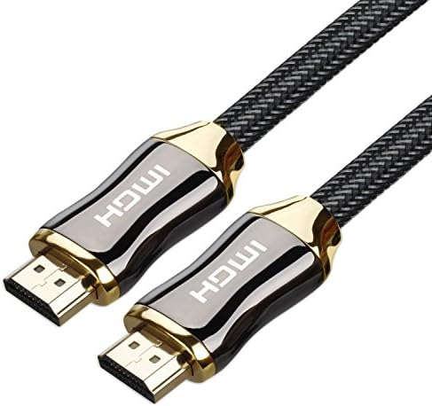 5 Ft/1.5M 4K UHD HDMI 2.0 Rileysun Braided Cord Ultra High Speed 18Gbps Gold Plated Connectors Ethernet &amp; Audio, Return Video 4K 2160p HD 1080p 3D Xbox PlayStation PS3 and most LCD Projectors