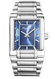 Kenneth Cole Stainless Steel Mens Blue Analogue Dial Bracelet Watch