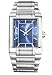 Kenneth Cole Stainless Steel Mens Blue Analogue Dial Bracelet Watch
