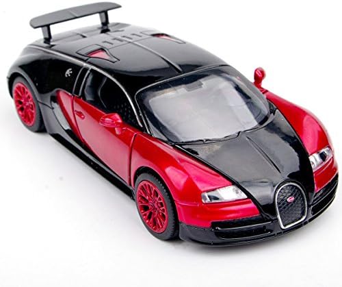 Eyevison Red 1:32 Bugatti Veyron Alloy Diecast Car Model Collection Kid Vans Toy Gift
