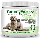 Probiotic and Digestive Enzyme Powder for Dogs & Cats. Best For Diarrhea, Yeast Infections, Itching, Skin Allergies & Bad Breath. Boosts Immune System. Made in USA. 160 Scoops