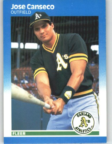 1987 Fleer #389 Jose Canseco - Oakland Athletics (Baseball Cards)