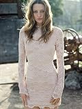 Nightcap Clothing Victorian Lace Dress - Nude - 3