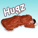 Zoom Produkt-Bild: Hugz Deluxe Kuscheldecke Decke Wolldecke mit &Auml;rmeln - braun (Nachfolger von Snug Rug)