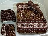 Review Wamsutta  / Wamsutta Wolno Promo Burgundy Queen Comforter Set NEW