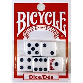  United States Playing Cards 1017883 5-Count Bicycle Dice Set