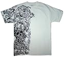 Silver Star "Skeleton Tree" Large Print Mens T Shirt - White