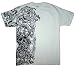 Silver Star Skeleton Tree Large Print Mens T Shirt - White