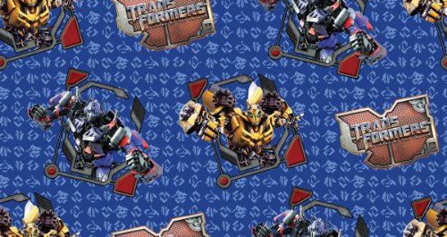 Crafty Cuts 2 Yards Cotton Fabric, Transformers Crafty Cuts 2 Yards Cotton Fabric, Transformers