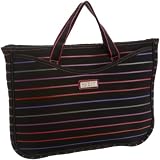 Hadaki 15.4 Laptop Tote,Pencil Stripes Berry,one size