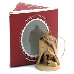 Bell of Bethlehem Olive Wood Ornament