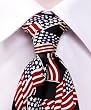 American Flag Zipper Tie Zip Up Necktie