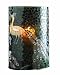 Tag Oversized Peacock Mosaic Glass Hurricane Candle Lantern, 13