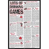 (24x36) Lots of Drinking Games (Chart) Art Poster Print