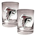 Atlanta Falcons Rocks Glass Set - Clear