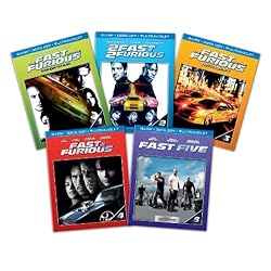 Fast & Furious: 1-5 Bundle [Blu-ray + Digital Copy + UltraViolet]