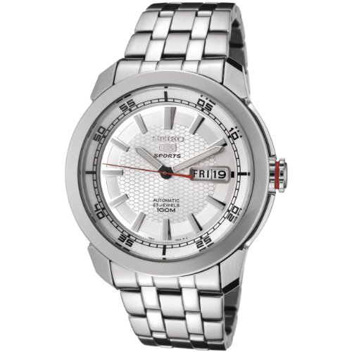 Seiko Men's SNZH61 Seiko 5 Automatic Silver Dial Stainless Steel Watch