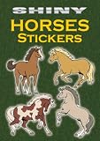 Brand New Dover Publications-Shiny Horses Stickers Brand New