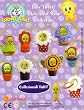 Baby Tweety Bird Charms Flower Pot Capsule Toys Set of 8
