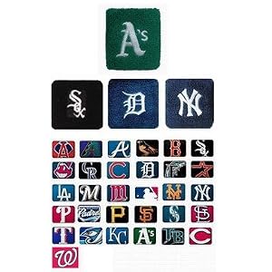 Click to buy Boston Red Sox Logo Merchandise: Red Sox Wristband Sweatbands from Amazon!