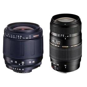 Tamron Twin Zoom Kit 3: AF 28-80mm f/3.5-5.6 Aspherical Lens and AF 70-300mm f/4.0-5.6 DI Lens for Canon DSLR Cameras