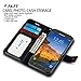 J&D Case Compatible for Galaxy S7 Active Case, Wallet Stand Slim Fit Heavy Duty Protective Shock Resistant Flip Cover Wallet Case for Galaxy S7 Active Wallet, Not for Galaxy S7, Black