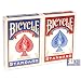 BICYCLE "Blue & Red": 2 Jeux-Format : Poker-Index : 2/regular
