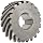 Boston Gear H1620L Plain Helical Gear, 45 Degree Helix, 14.5 Degree Pressure Angle, 0.500 Bore, 16 Pitch, 20 Teeth, Steel, LH