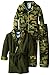 Bunz Kids Little Boys' Dino Camo Bathrobe and Pajama Set