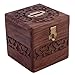 Craft Art India Brown Handmade Wooden Square Money Bank / Piggy Bank / Coin Box RS.395.00